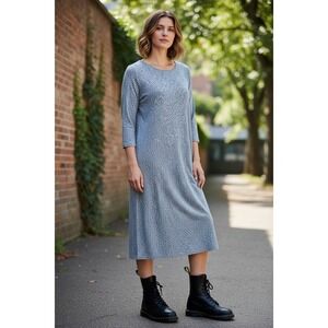 Starlo | Vintage Women's Dress | Size 16 w/ Shoulder Pads | cottage Grannycore